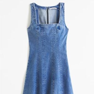 Abercrombie Denim A-Line Mini Dress